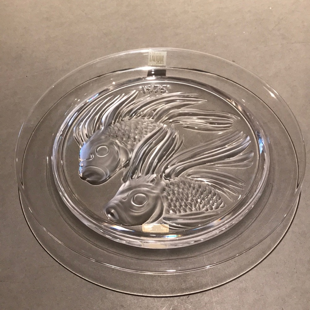 Crystal Lalique Paris -  Plate